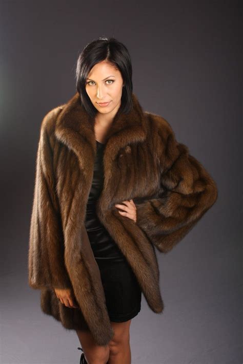 fendi fur full length sable|Outerwear .